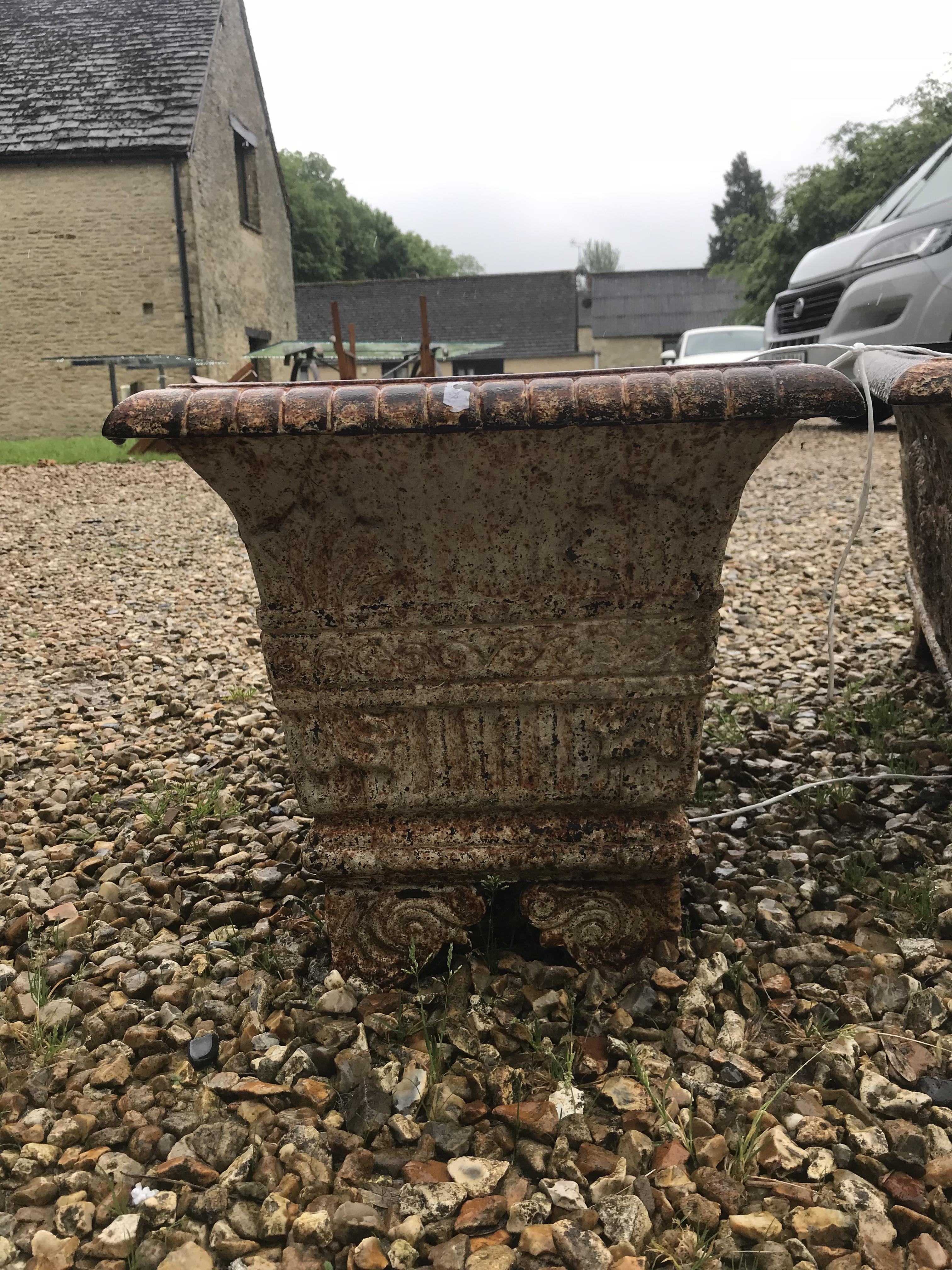 Two cast iron troughs, - Image 40 of 48