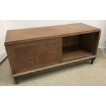A mid 20th Century oak side cabinet formerly from a French haberdashery,