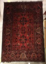 A Bokhara type carpet,