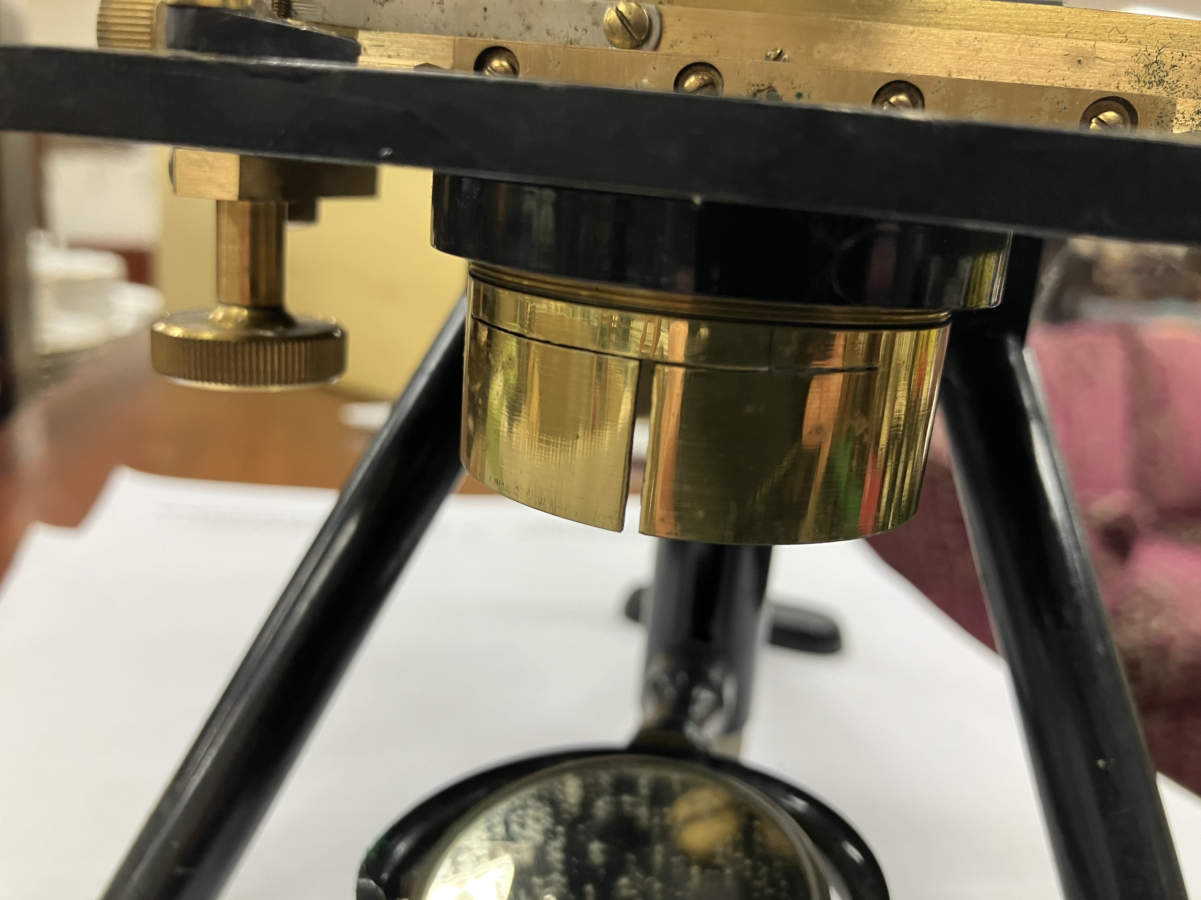 An early 20th Century Swift & Son of London brass and anodised cased monocular microscope and - Image 32 of 61