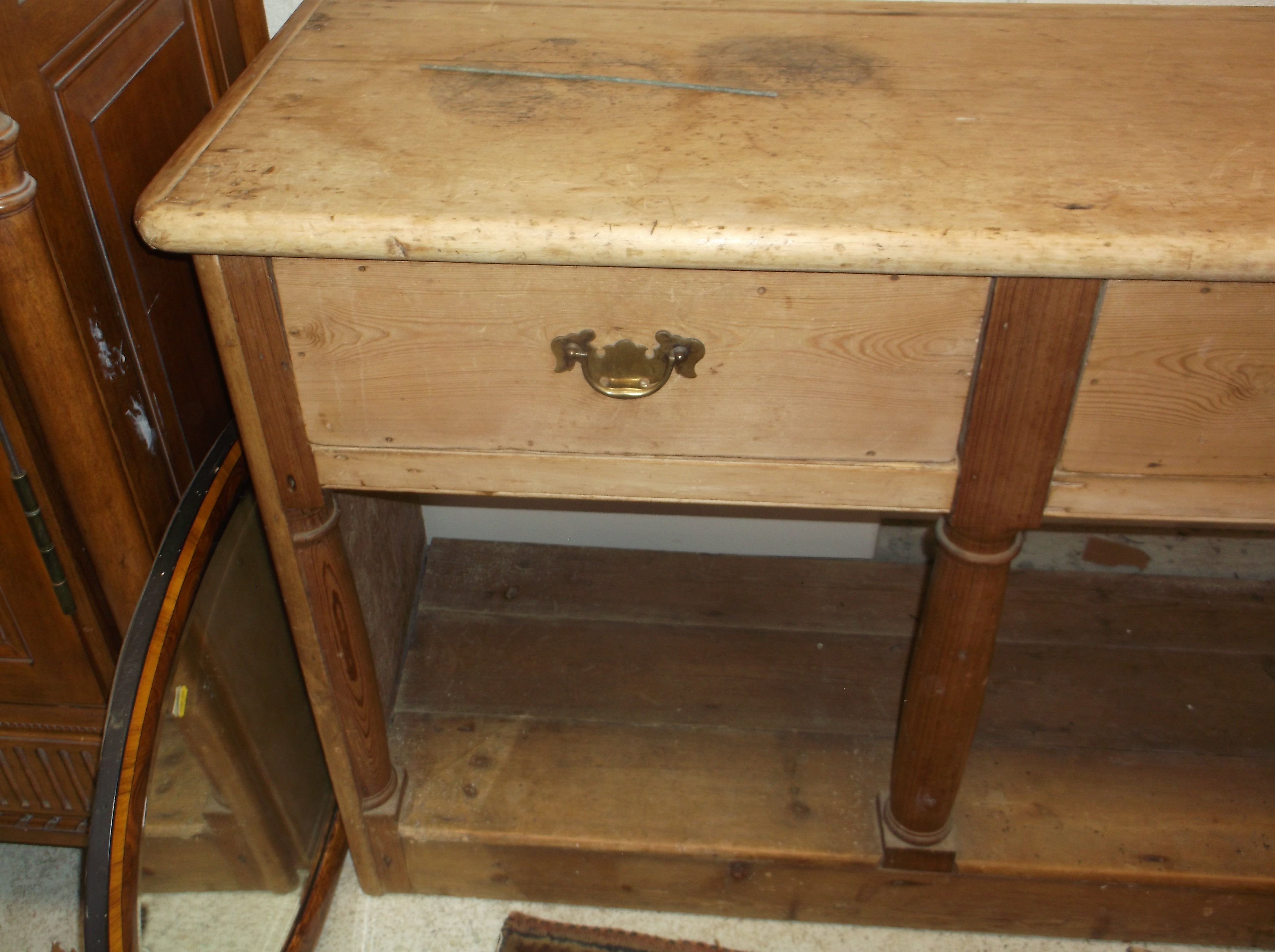 A Victorian pine dresser, - Image 19 of 19