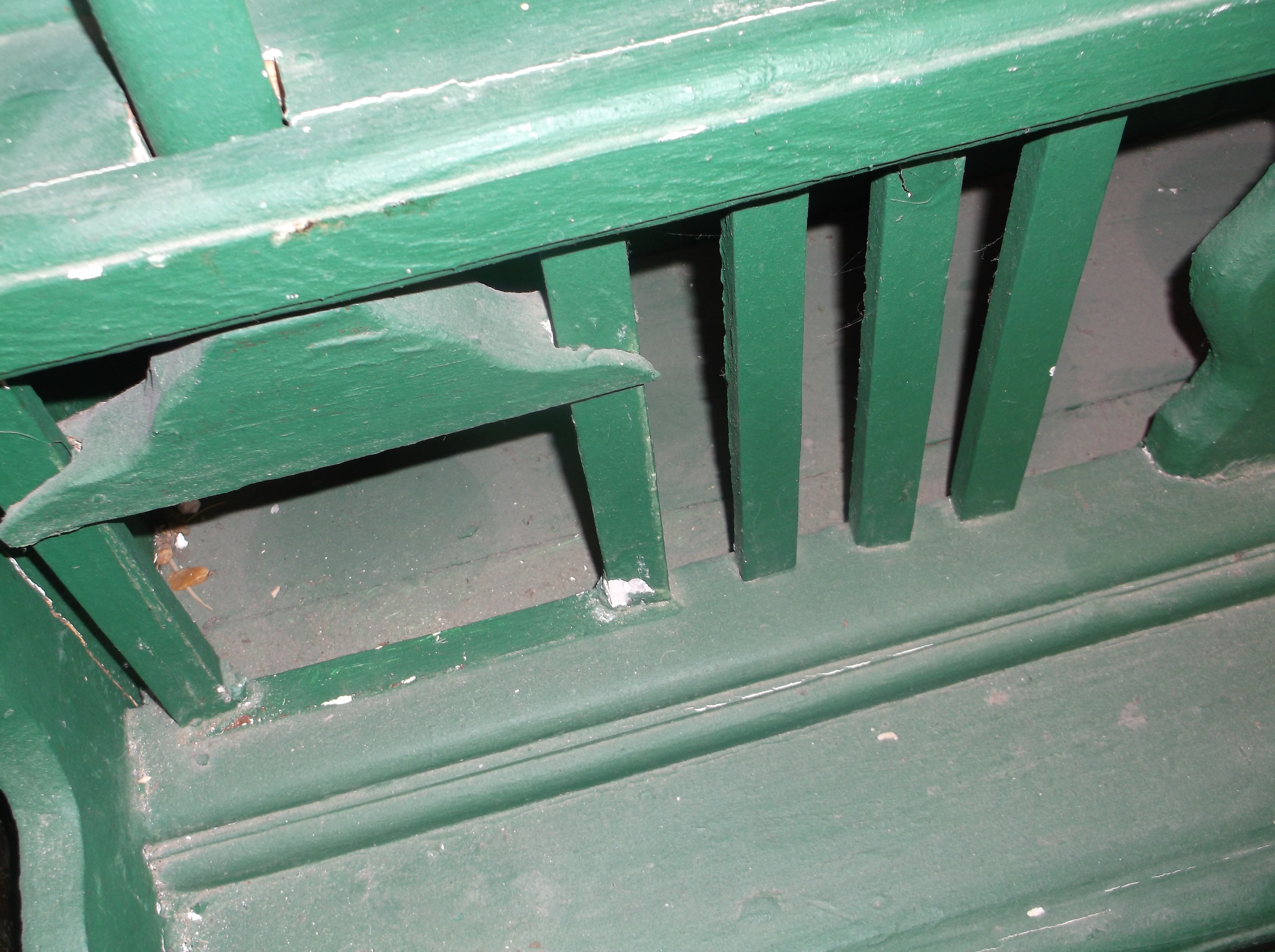 A 19th Century Irish painted pine "chicken coop" dresser, - Image 6 of 13