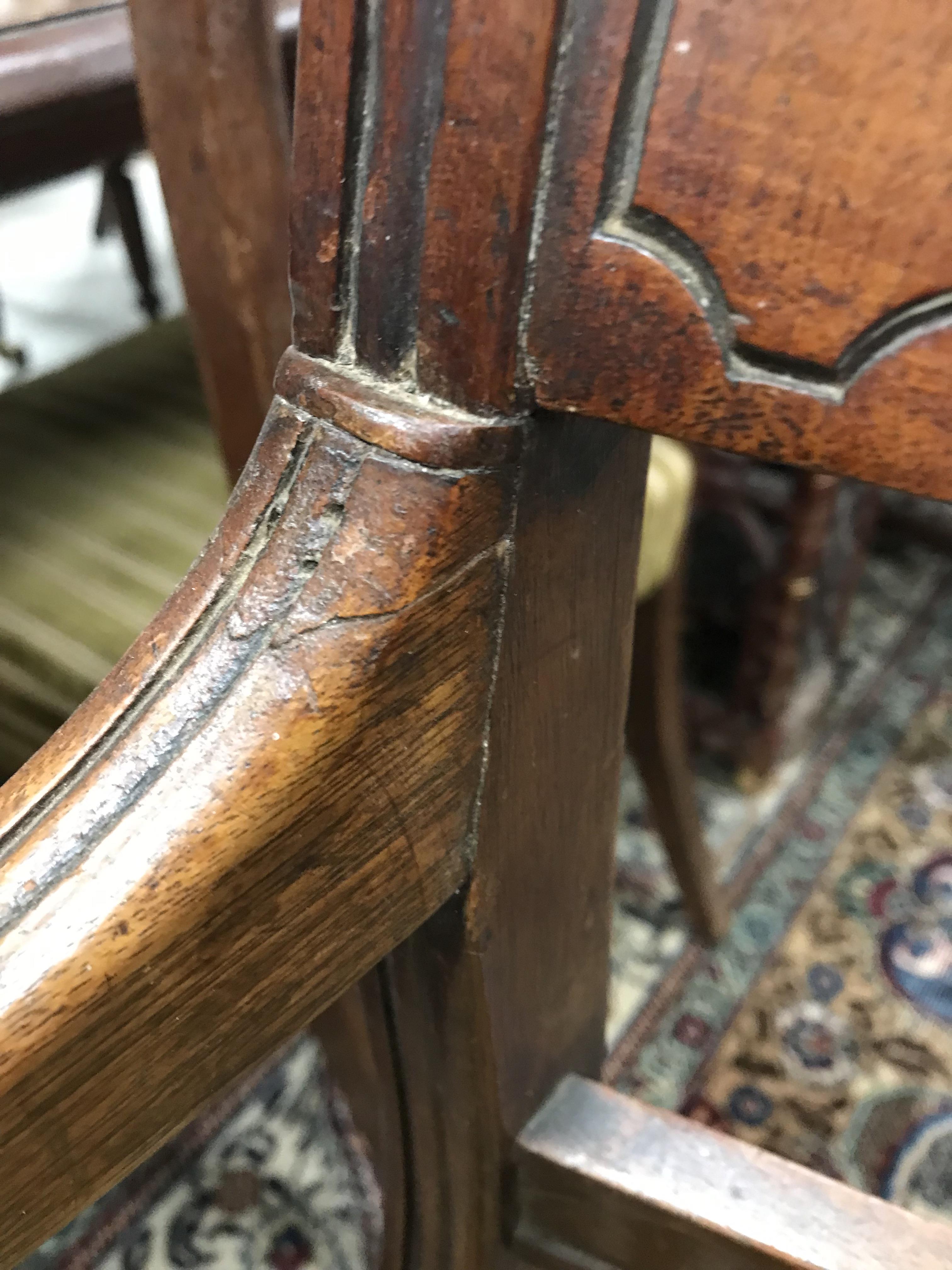 A set of eight 19th Century mahogany bar back dining chairs with upholstered seats on turned and - Image 43 of 76