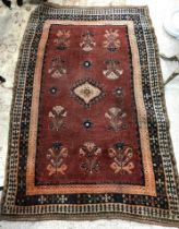 A Shiraz rug,