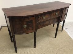 A 19th Century mahogany sideboard, the s