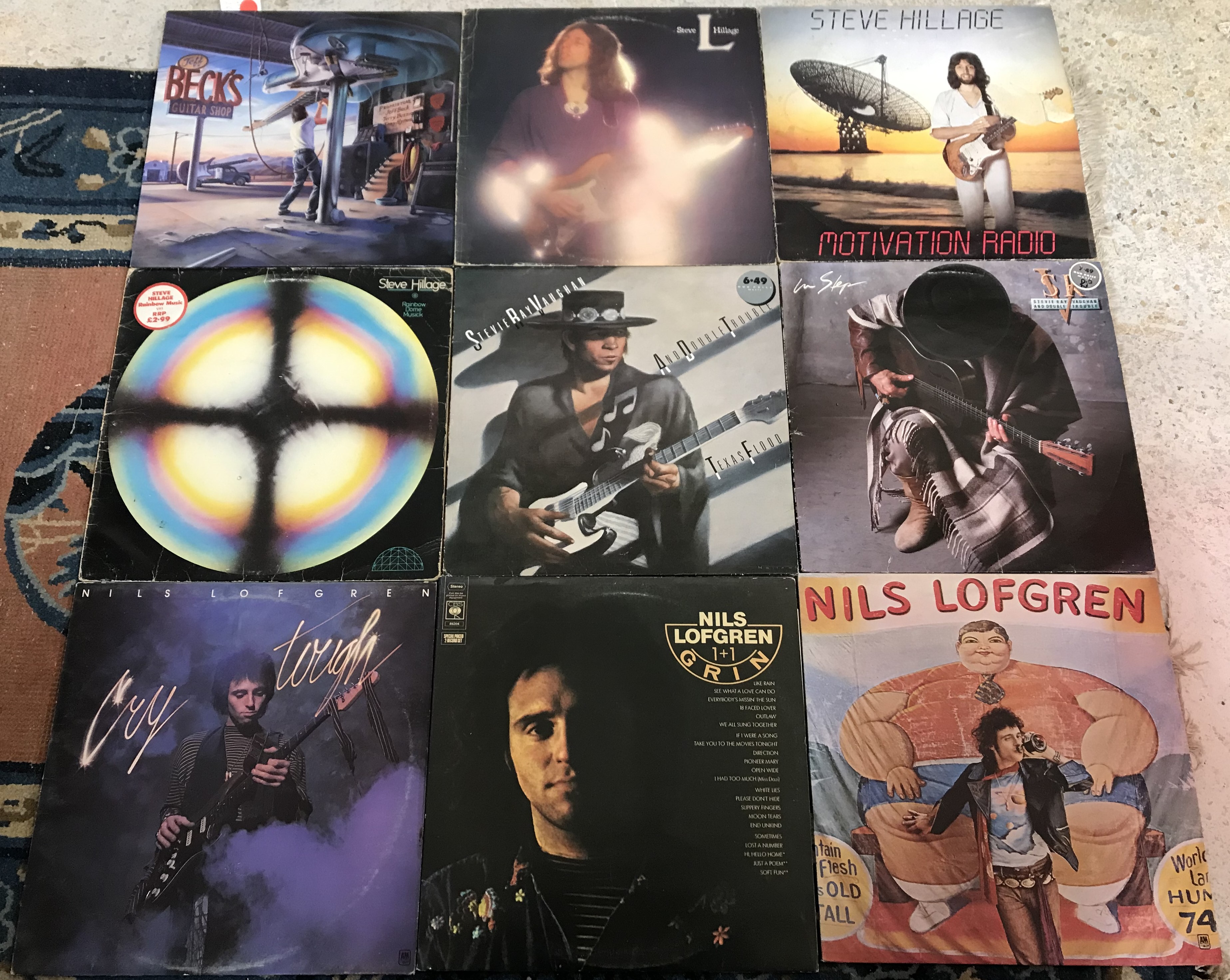 A collection of guitar greats LPs includ - Image 2 of 3