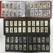 Ten various vintage albums of cigarette