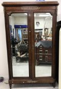 A 19th Century French mahogany double mi