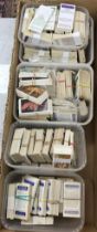 Four albums and a box of unmounted Brooke Bond/Brooke Bond Oxo tea cards various sets,
