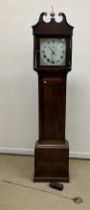 A 19th Century oak cased long case clock