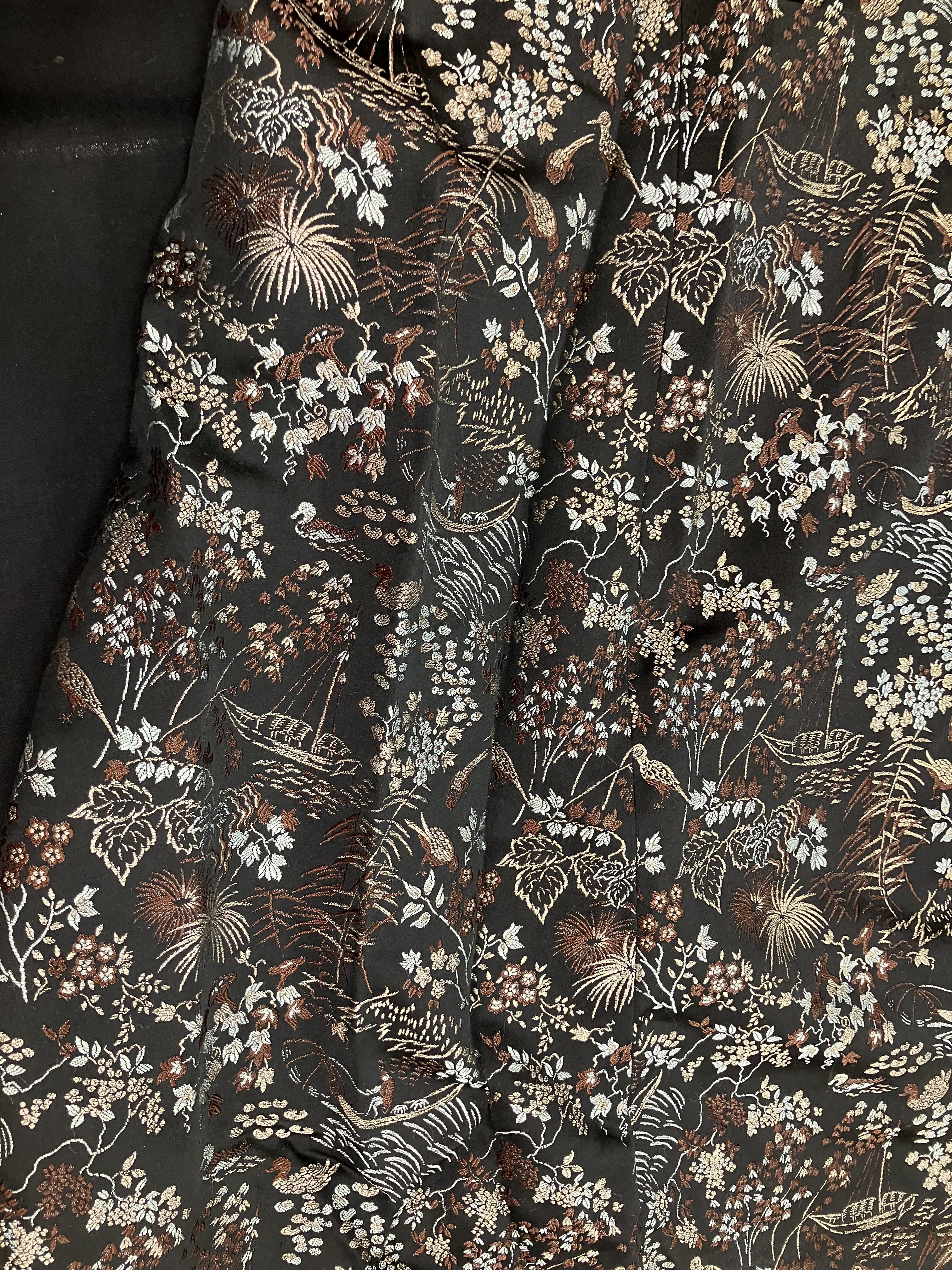 A mid-20th Century silk dress with match - Image 28 of 70