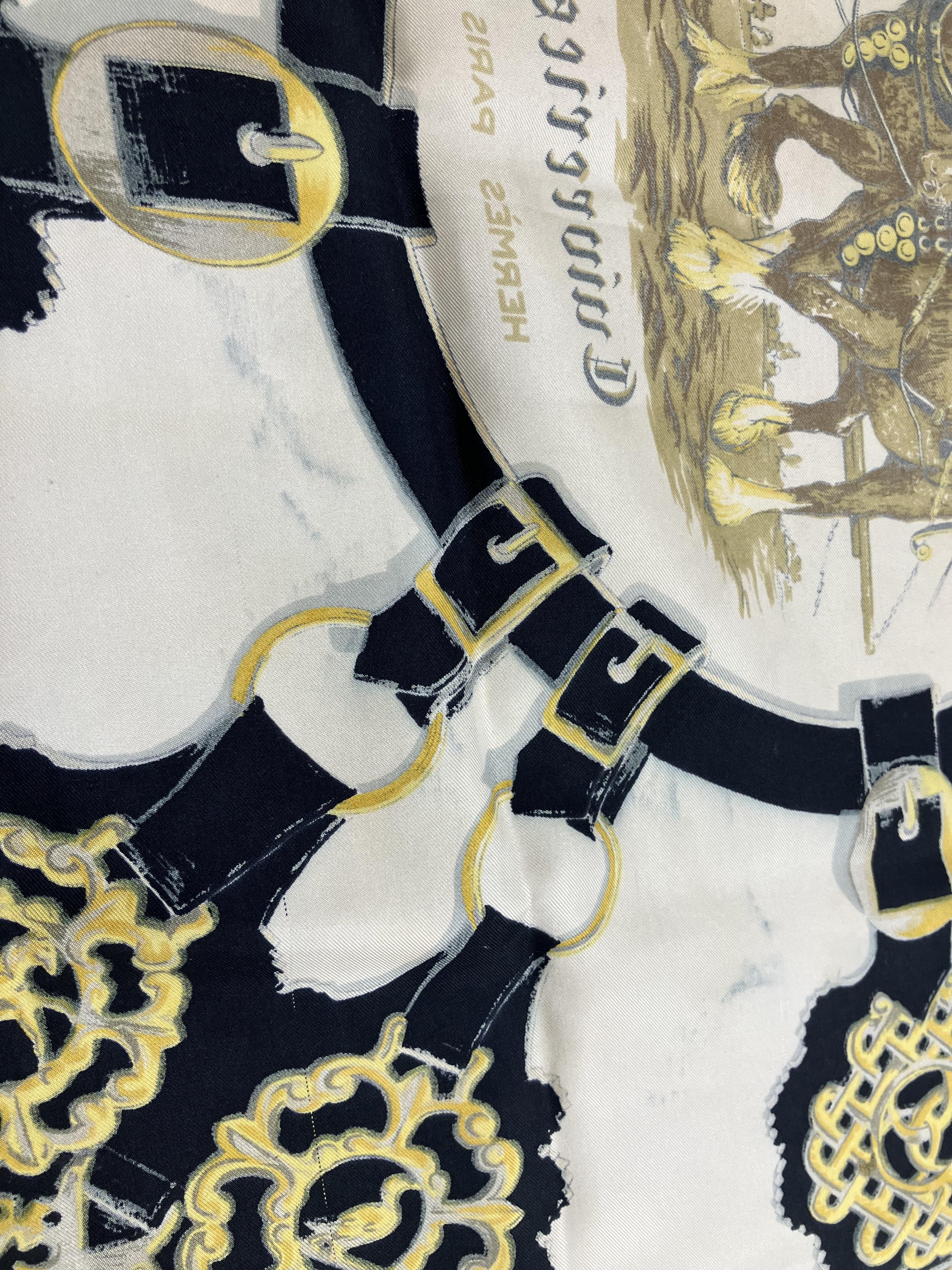 A Hermès silk scarf "Cuivreries" by F. d - Image 14 of 61