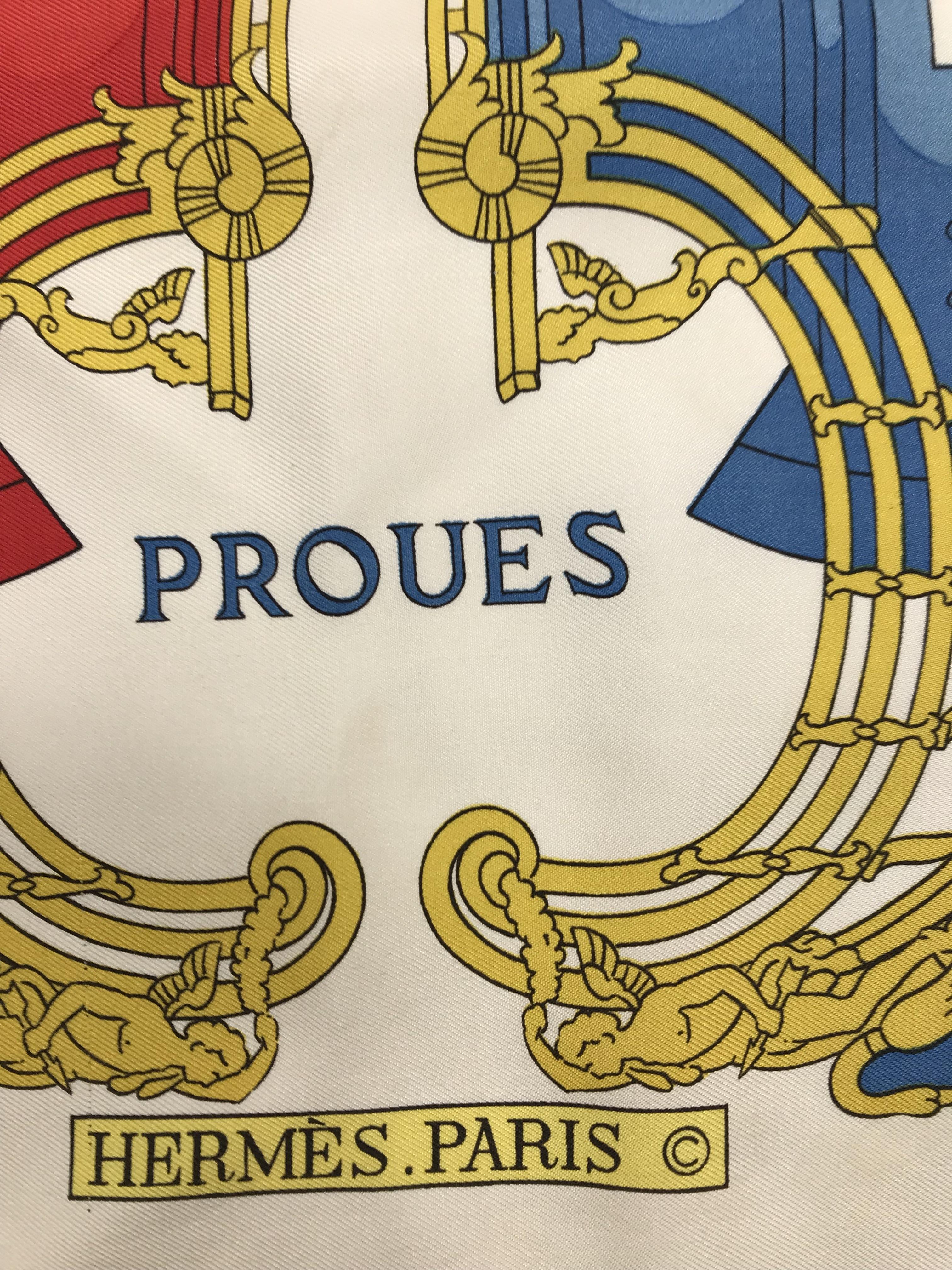 A Hermès silk scarf "Proues" by Philippe - Image 7 of 10