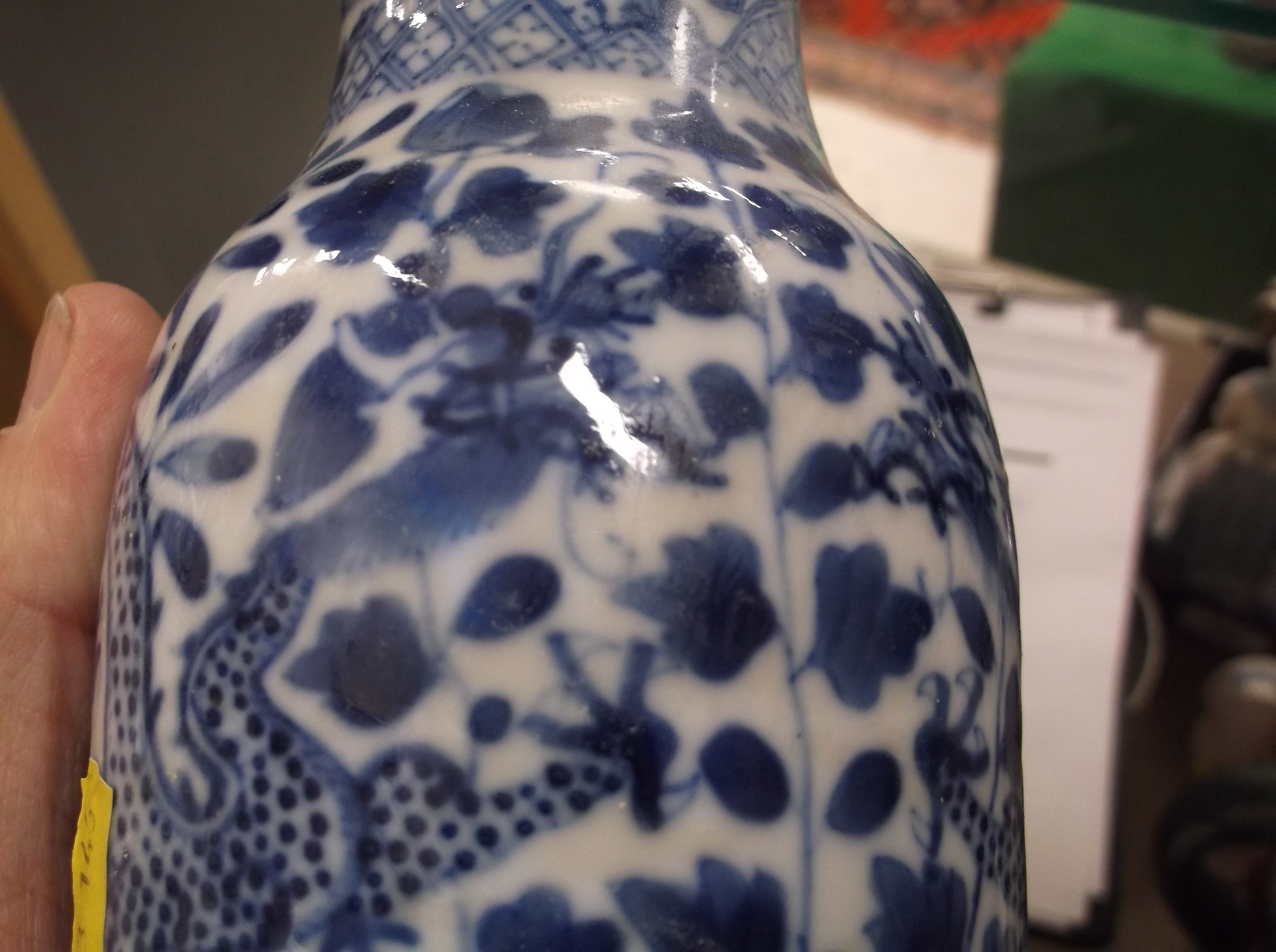 A Chinese blue and white vase, the main - Image 30 of 34