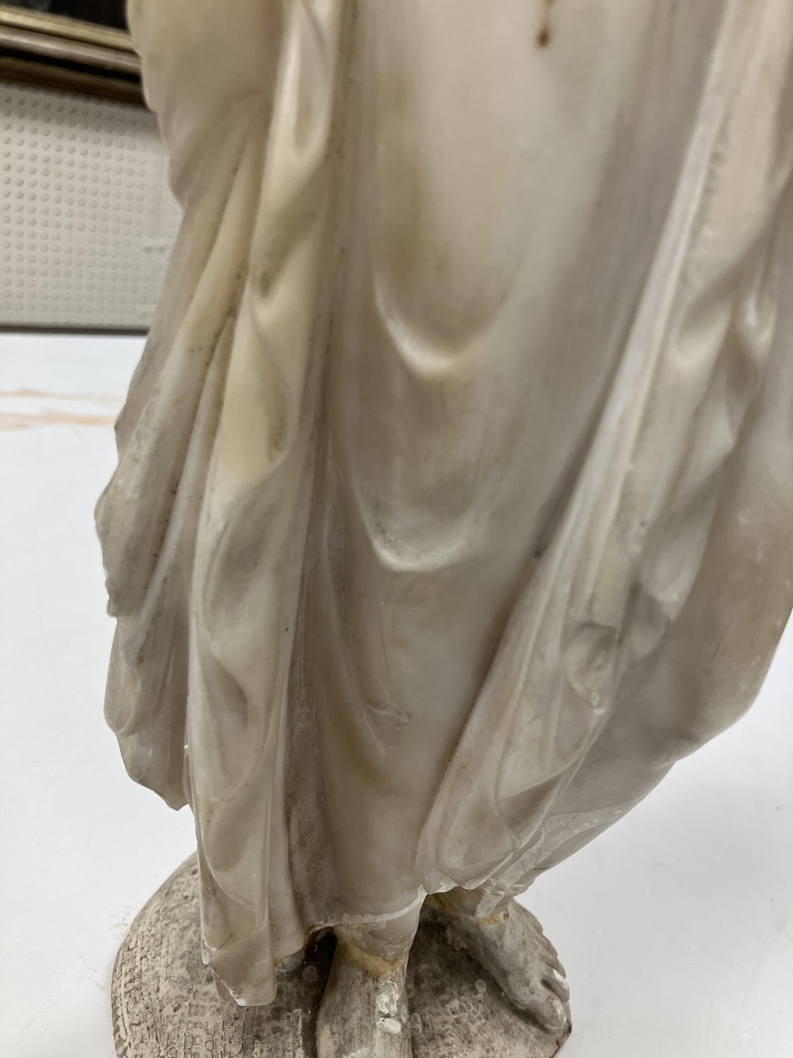 A carved white marble figure of "Phryne' - Image 30 of 42