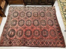 A Bokhara Tekke carpet, the central pane