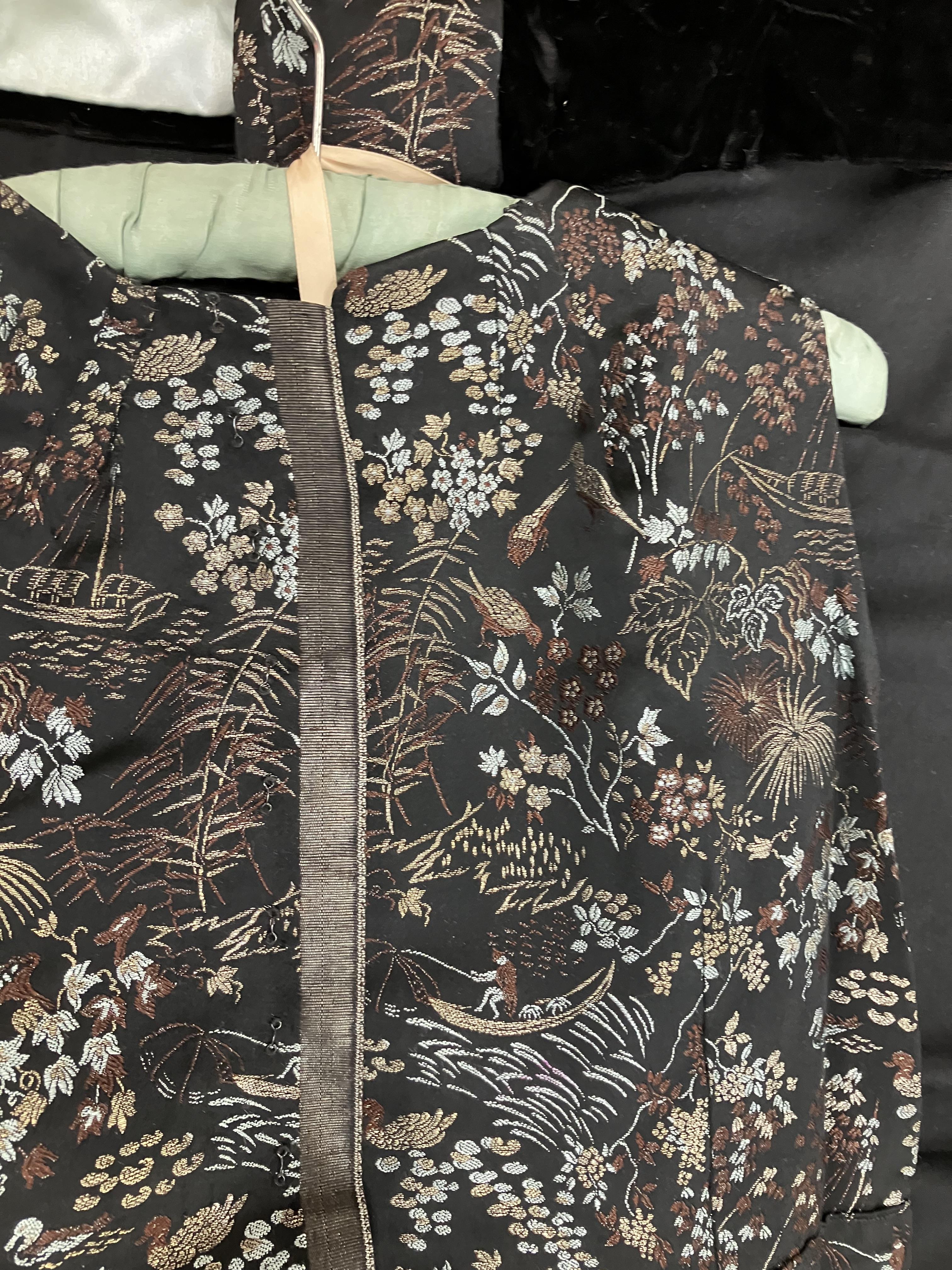 A mid-20th Century silk dress with match - Image 44 of 70