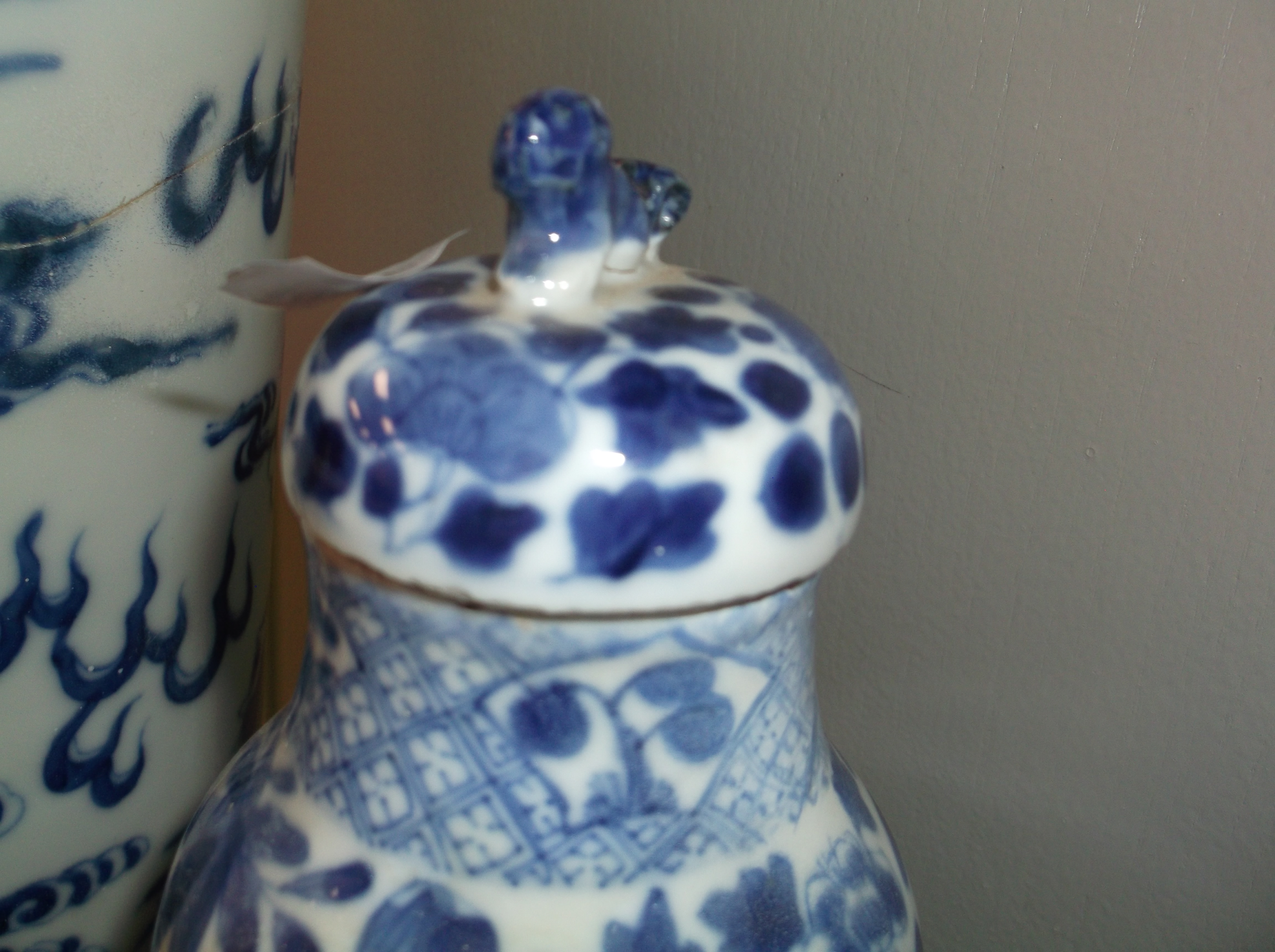 A Chinese blue and white vase, the main - Image 31 of 34