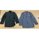 A USAF jacket dated 1957 with buttons, a