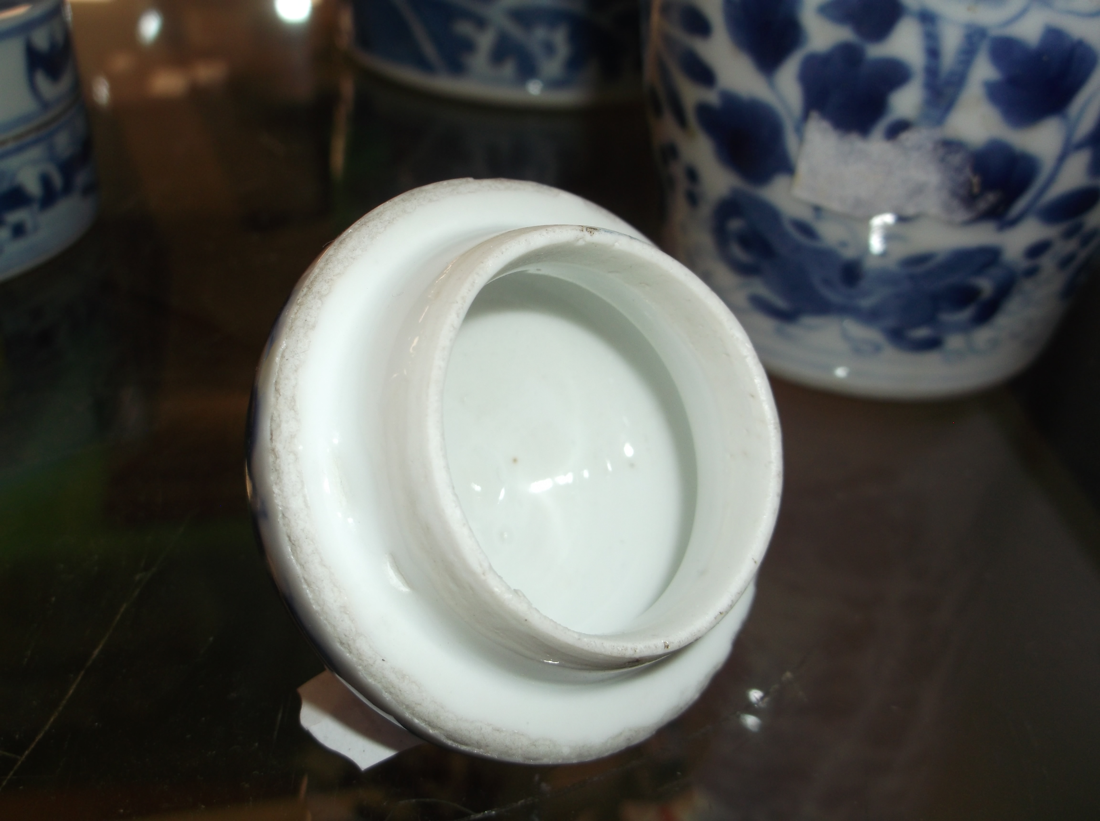 A Chinese blue and white vase, the main - Image 34 of 34