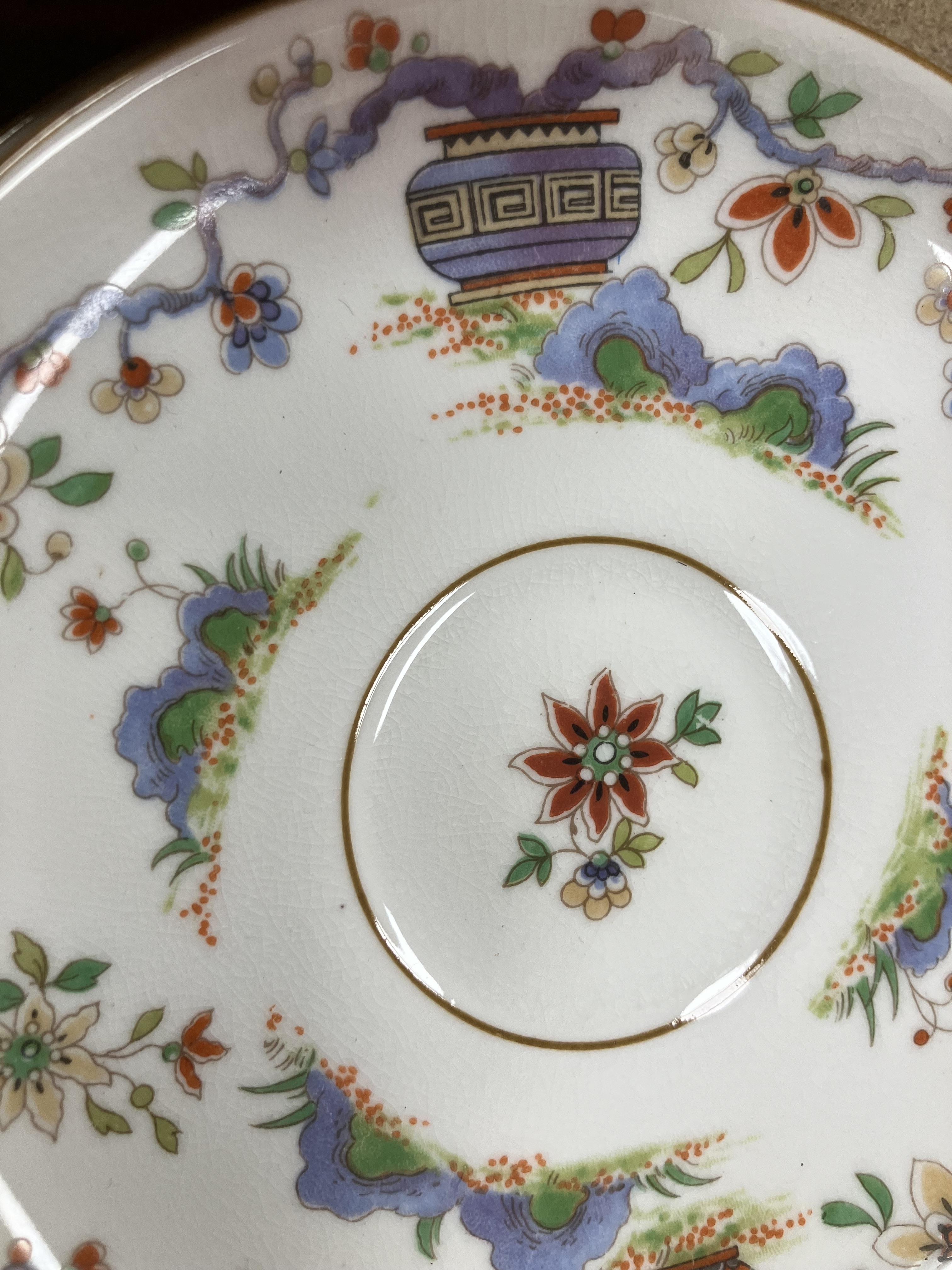 A Royal Worcester "Pekin" pattern part d - Image 18 of 53