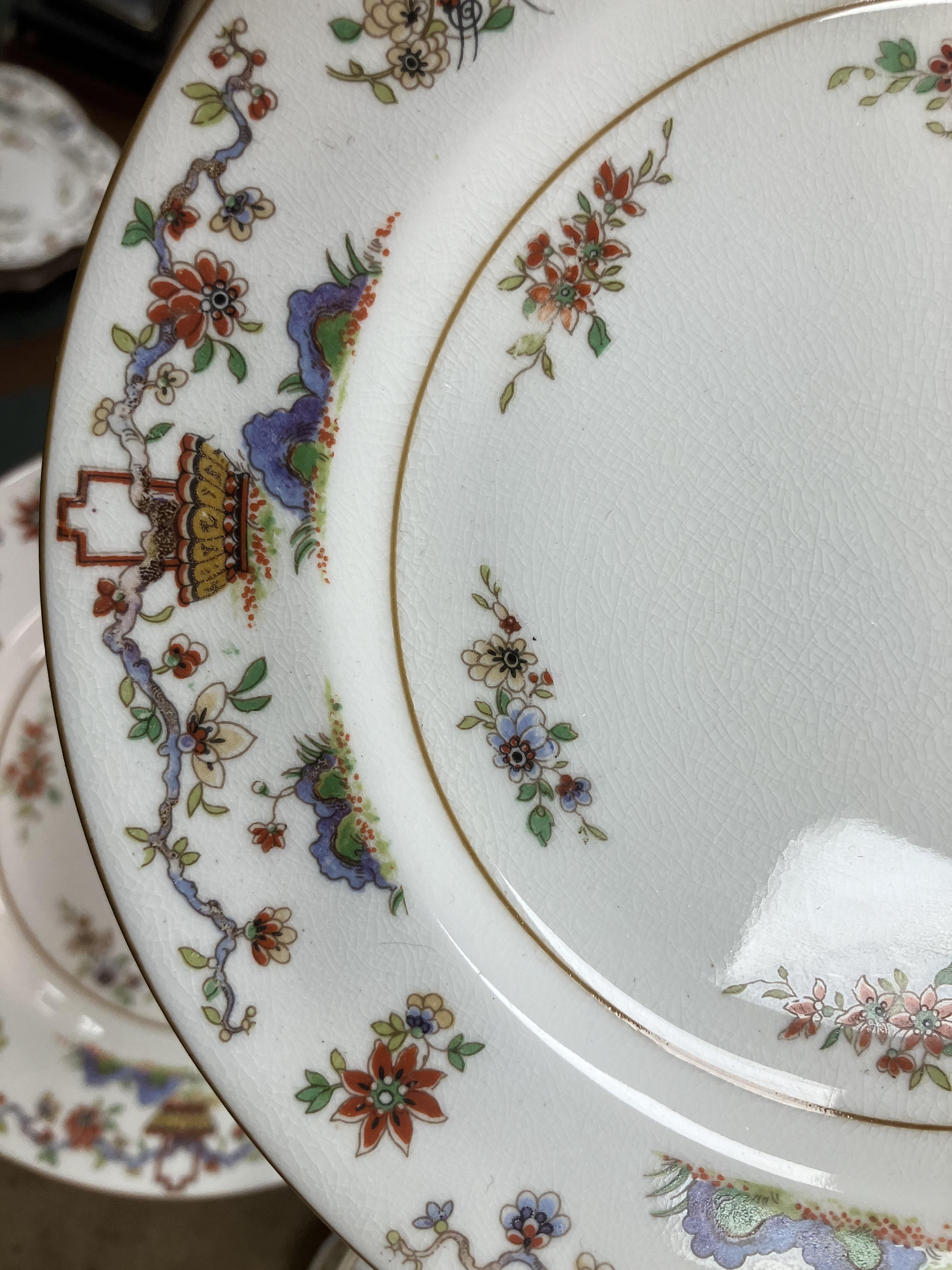 A Royal Worcester "Pekin" pattern part d - Image 22 of 53