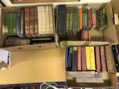 Three boxes of assorted books to include
