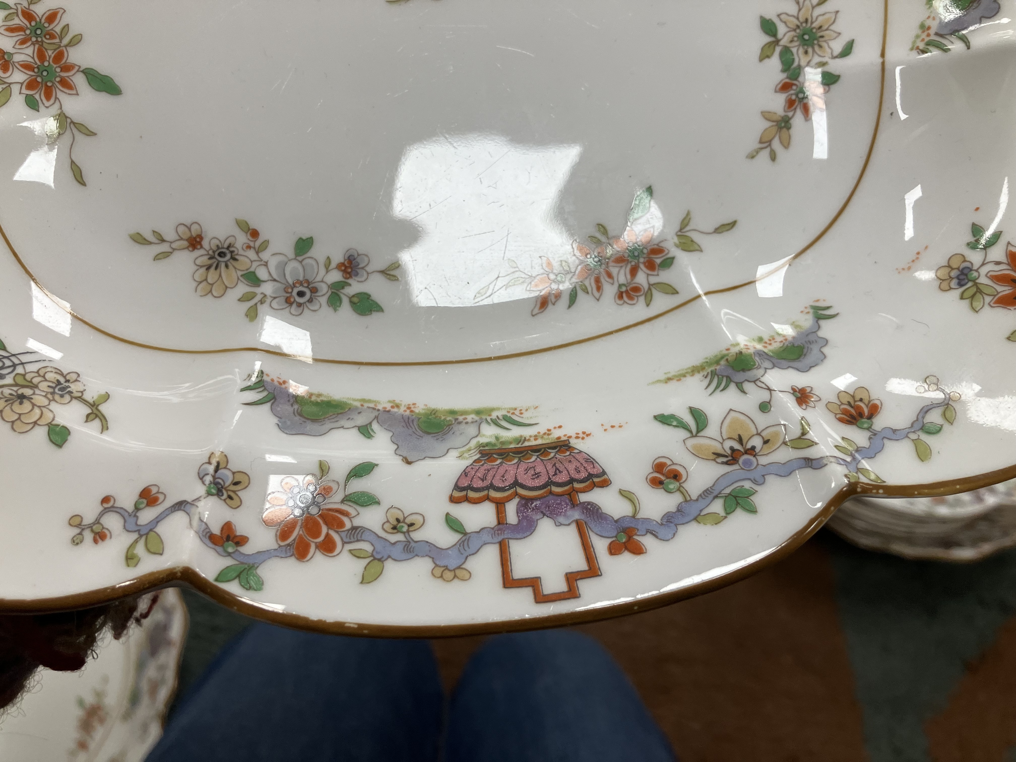 A Royal Worcester "Pekin" pattern part d - Image 8 of 53