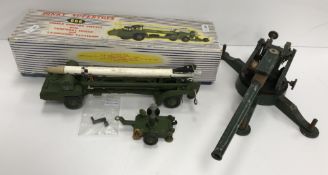 A Dinky Supertoys missile erector vehicl