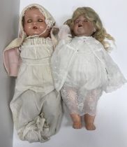 An Armand Marseille bisque headed doll,