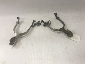 A pair of plated South American spurs st