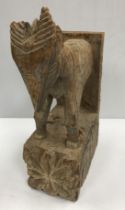 A Vintage carved treenware figure of a s