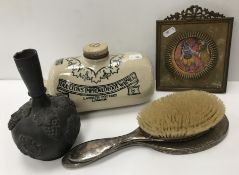 A miniature circular gouache study of Krishna dancing, 9 cm diameter,