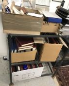 Two boxes of ten albums of first day covers,