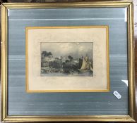 A collection of six 19th Century hand-coloured engravings depicting 