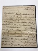 A collection of six various letters from