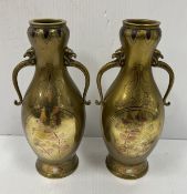 A pair of late 19th Century Chinese bron
