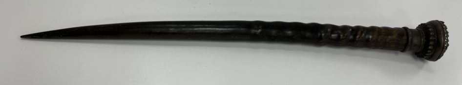 A 19th Century Continental white metal m