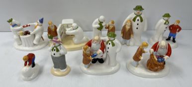 A collection of Coalport Characters The