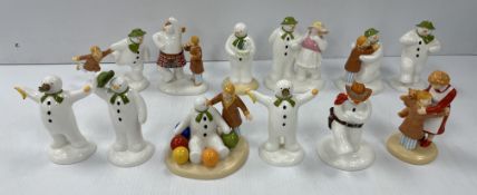 A collection of twelve Coalport Characte