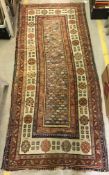 A Talish runner, the central panel set w