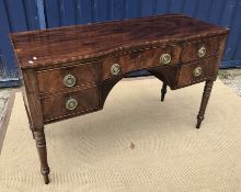 A 19th Century mahogany side table, the