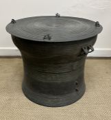 A 19th Century Burmese karen bronze frog