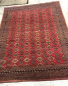 A 20th Century Turkoman carpet, the cent