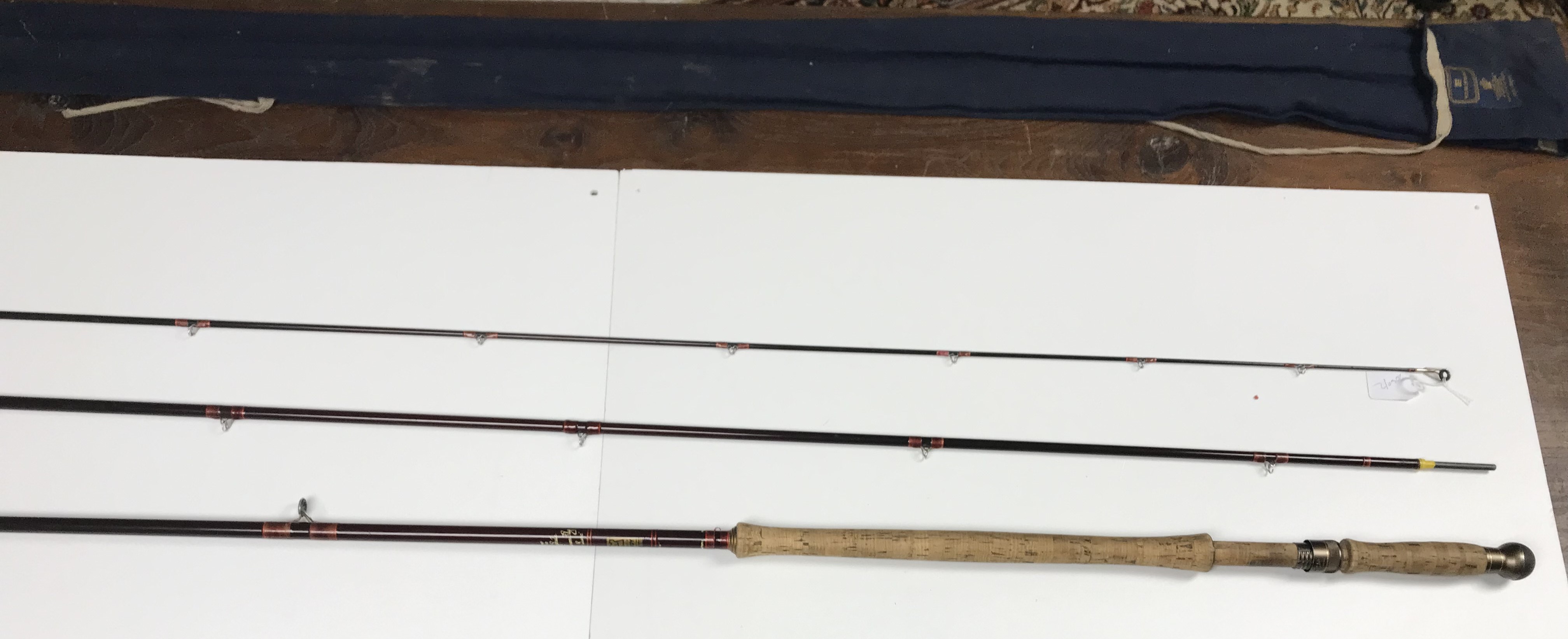 A Hardy #10 Graphite Salmon Fly Deluxe, 15' 4" three piece rod, - Image 4 of 4