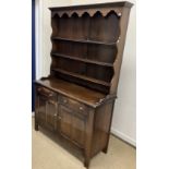 An oak dresser in the 17th Century style,