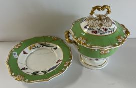 An early 19th Century Derby sauce tureen
