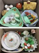 Two boxes of assorted Carlton ware china