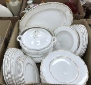 Two boxes containing a Royal Doulton 