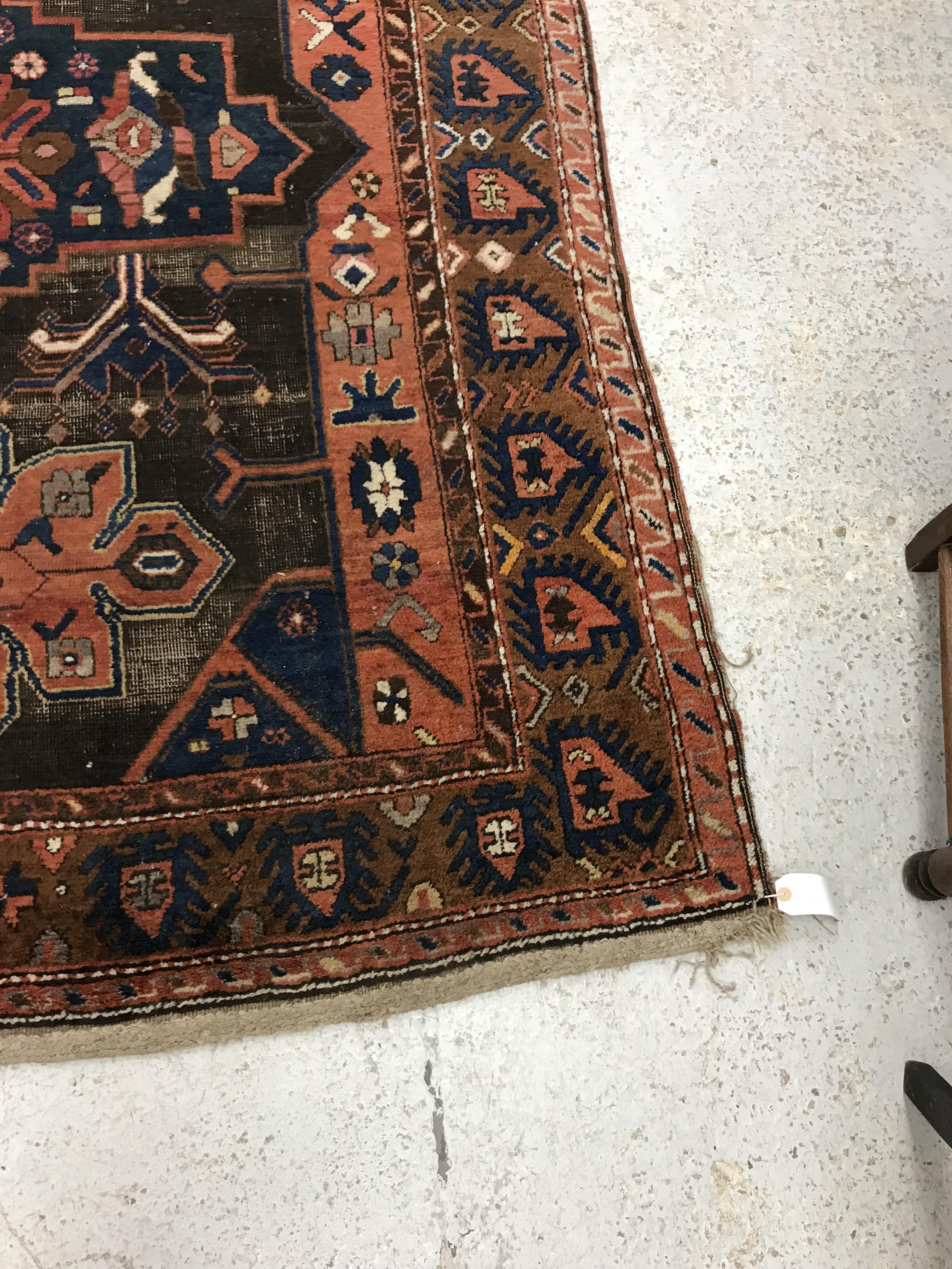 A Caucasian "Lotto" rug with all-over me - Image 3 of 16